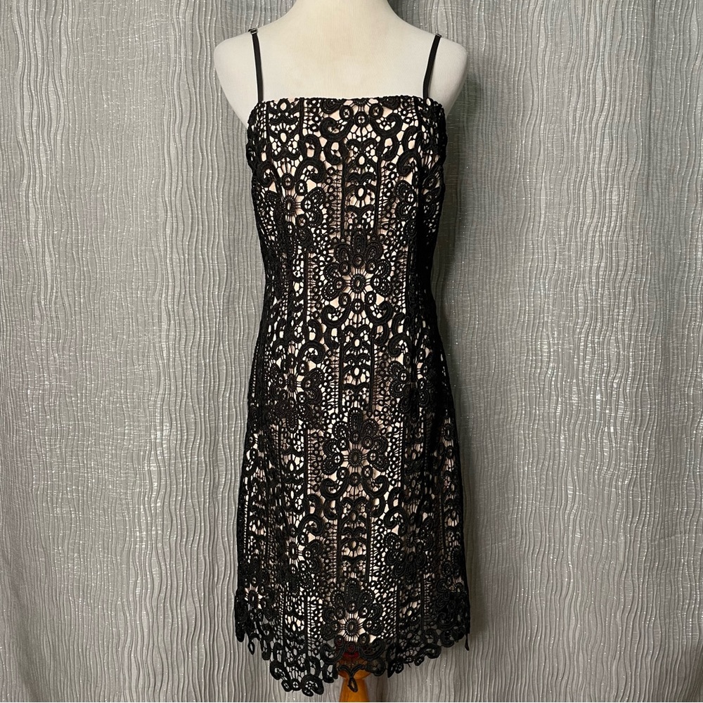 Jade Melody Tam black lace dress